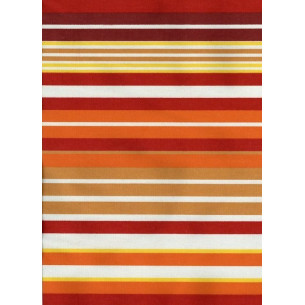 Tapis kilim rayé orangé