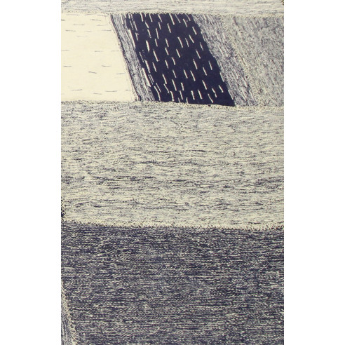 TAPIS PATCHWORK  BLEU