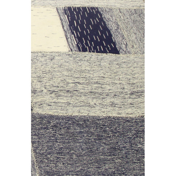 TAPIS PATCHWORK  BLEU