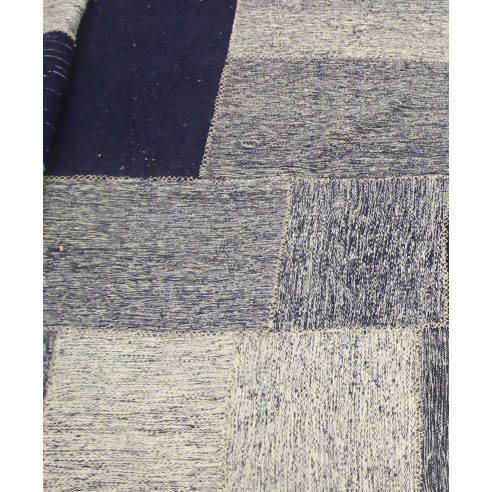 TAPIS PATCHWORK  BLEU
