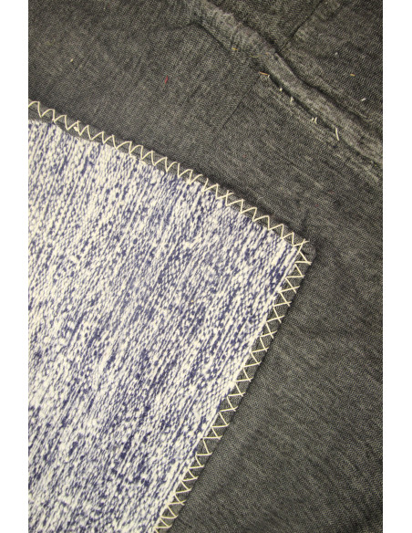 TAPIS PATCHWORK  BLEU