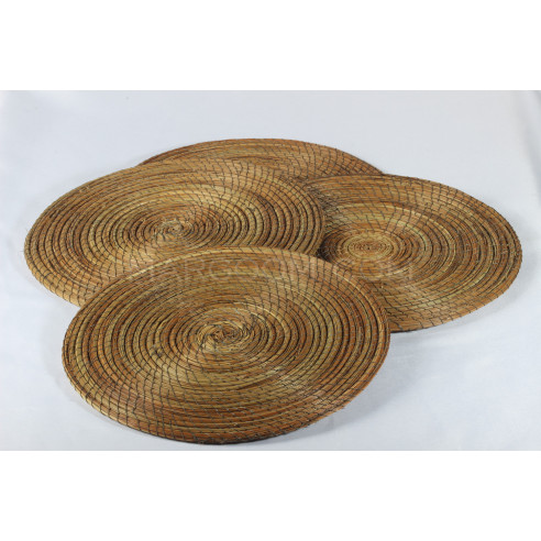 Set de table en fibre végétale coloré