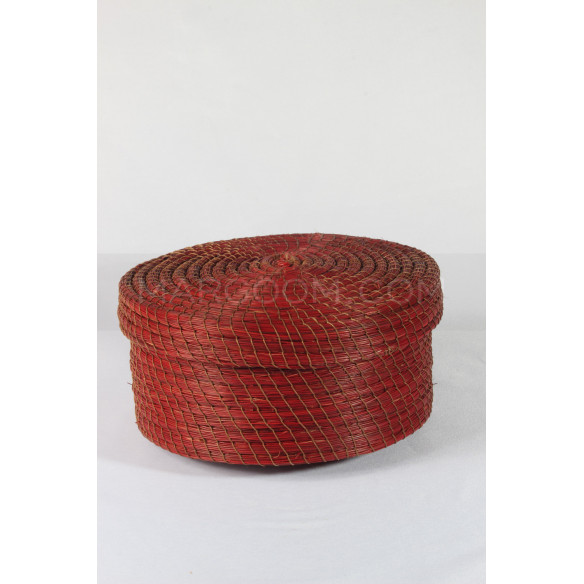 Red box in vegetable fiber