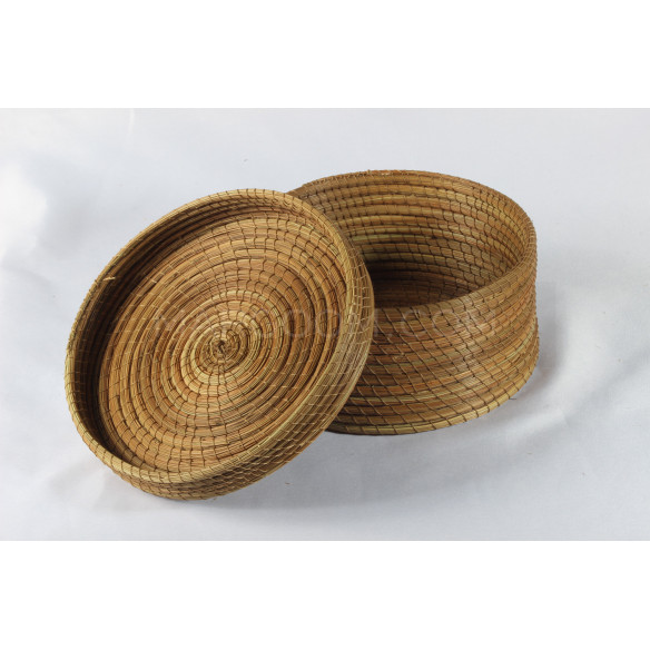 Brown vegetable fiber decoration box