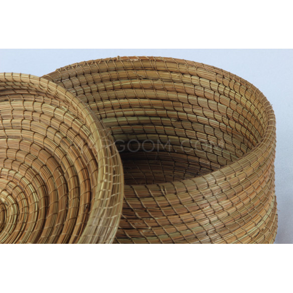 Brown vegetable fiber decoration box