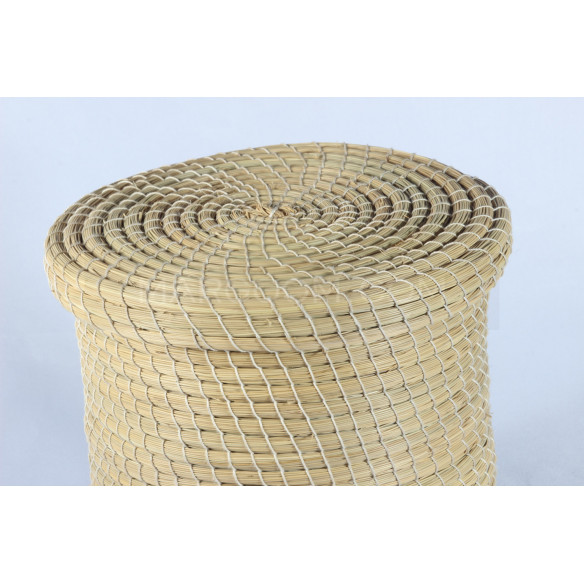 Boite Rangement en fibre végétal couleur naturel