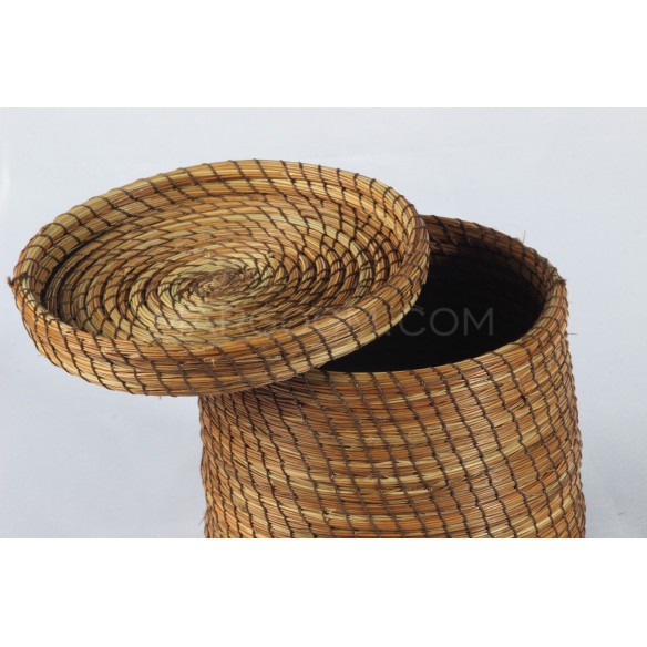 Boite Rangement naturel en fibre végétal