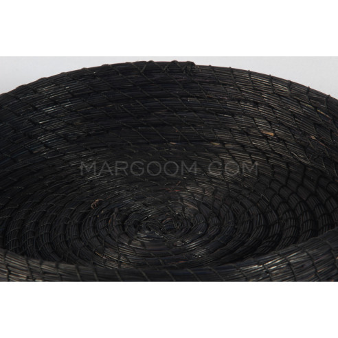 Colorful decoration basket in vegetable fiber