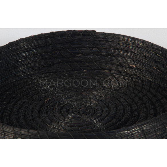 Colorful decoration basket in vegetable fiber