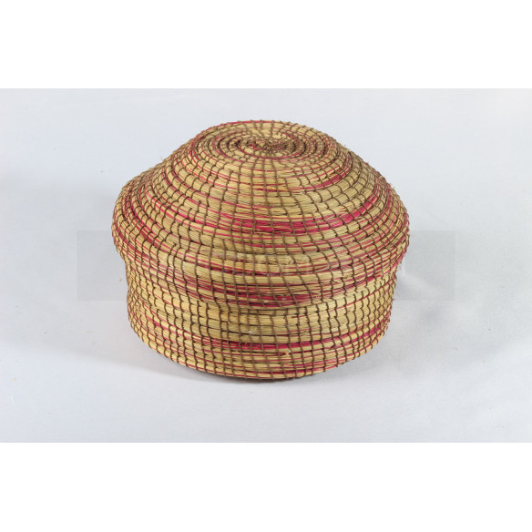 Colorful vegetable fiber basket