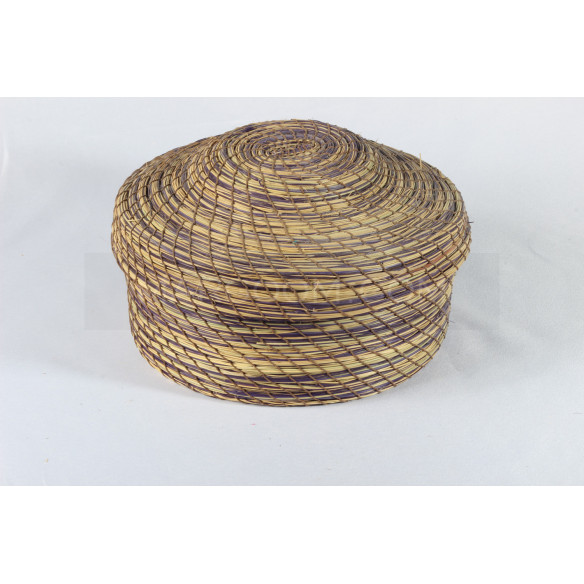 Natural vegetable fiber basket