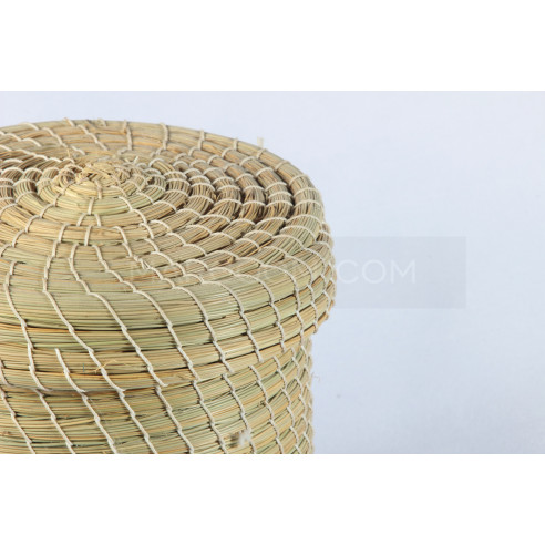 Boite Rangement couleur naturel en fibre végétal