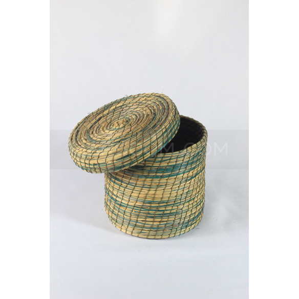 Handmade vegetable fiber storage box