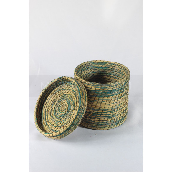 Handmade vegetable fiber storage box