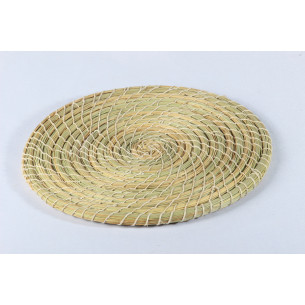 Natural color vegetable fiber trivet