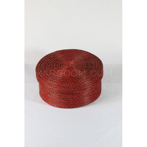 Red box in vegetable fiber