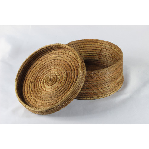 Brown vegetable fiber decoration box