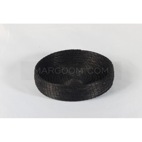 Colorful decoration basket in vegetable fiber