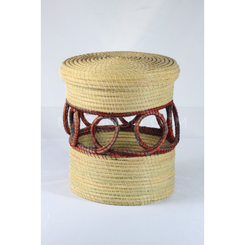 Boite rangement en fibre végétale