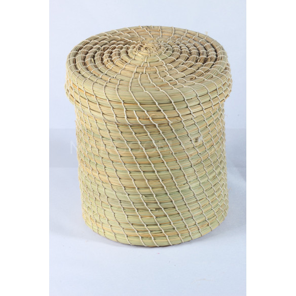 Boite Rangement couleur naturel en fibre végétal