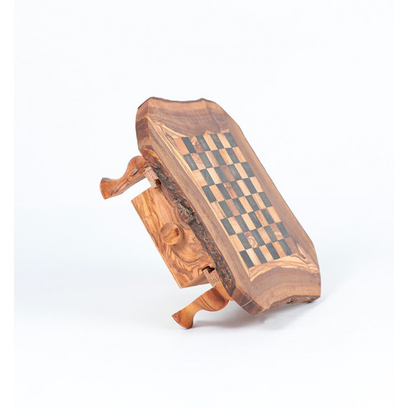Jeu d'echecs en bois d'olivier