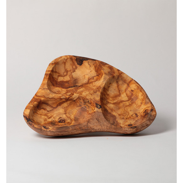 Divided Wood Serving Tray