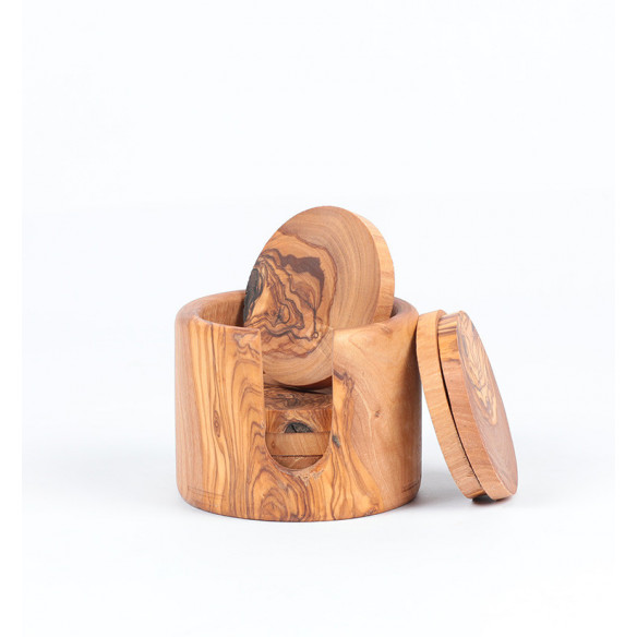 Sous-verres avec pot