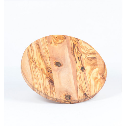 Planche Ronde En Bois D'Olivier