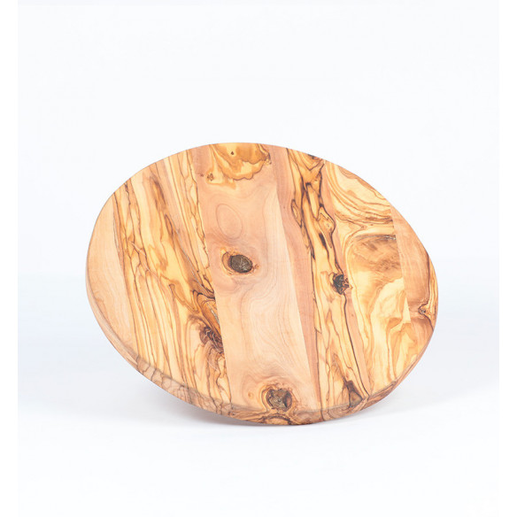 Planche Ronde En Bois D'Olivier