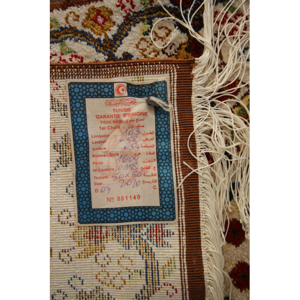 Oriental Design Silk Decorative Painting 100 x 50