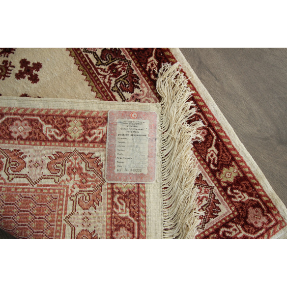 TAPIS DE SALON CLASSIQUE EN SOIE 102 x 0.63 cm