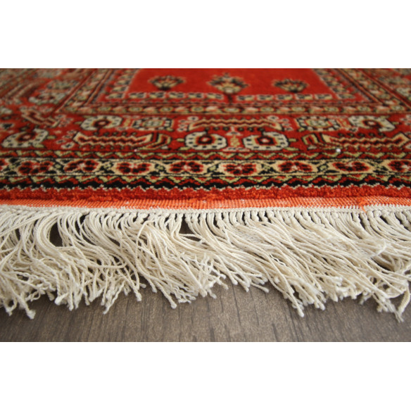 Tableau Décoratif rectangulaire En Soie motif oriental Rouge .98 x 0.63 cm