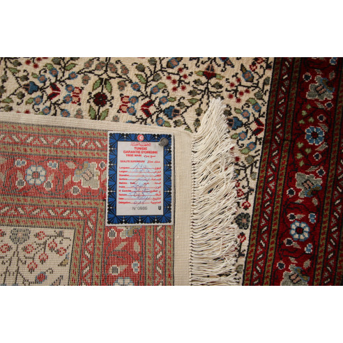 Classic Decorative Silk Table Red Jasmine Patterns