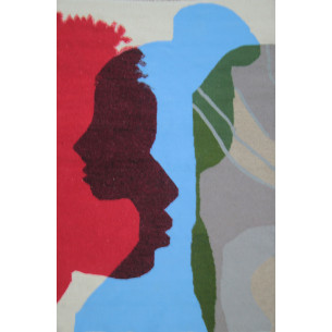 Tapis kilim Tableau décoratif Coloré