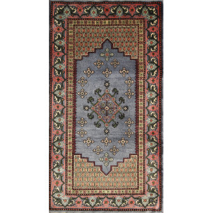 Classic Design Silk Decorative Painting Blue Motifs 0.98...