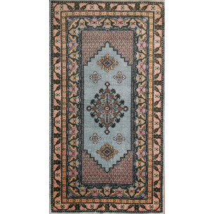 Tableau Décoratif Style oriental Motifs Bleu Ciel 101 x...