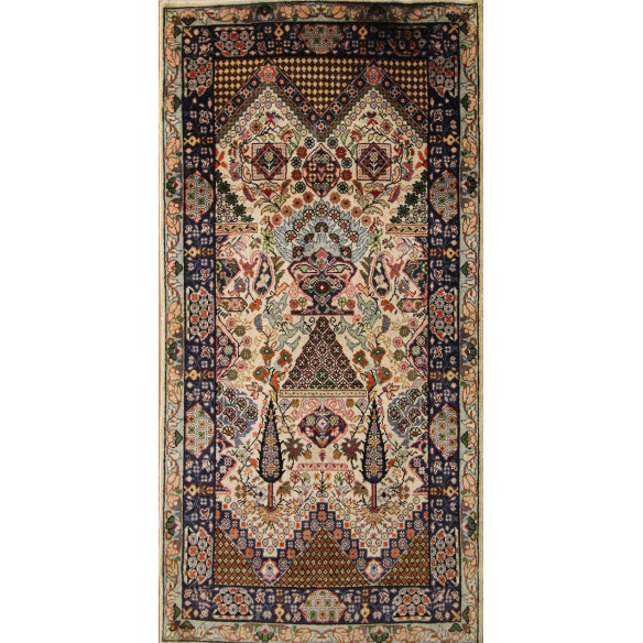 Hand-knotted high-end decorative painting 120 x 0.60 cm