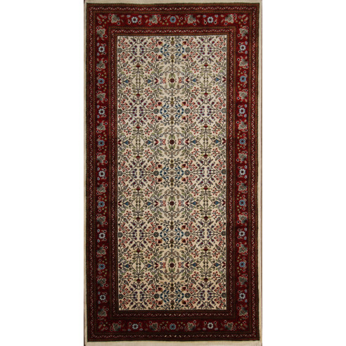 Classic Decorative Silk Table Red Jasmine Patterns