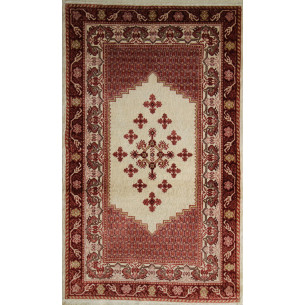 TAPIS DE SALON CLASSIQUE EN SOIE 102 x 0.63 cm