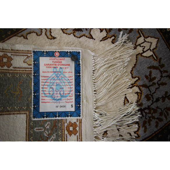 Tableau persan authentique en Soie 100 cm x 52 cm