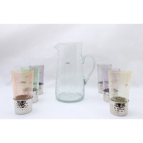 Blown glass water service