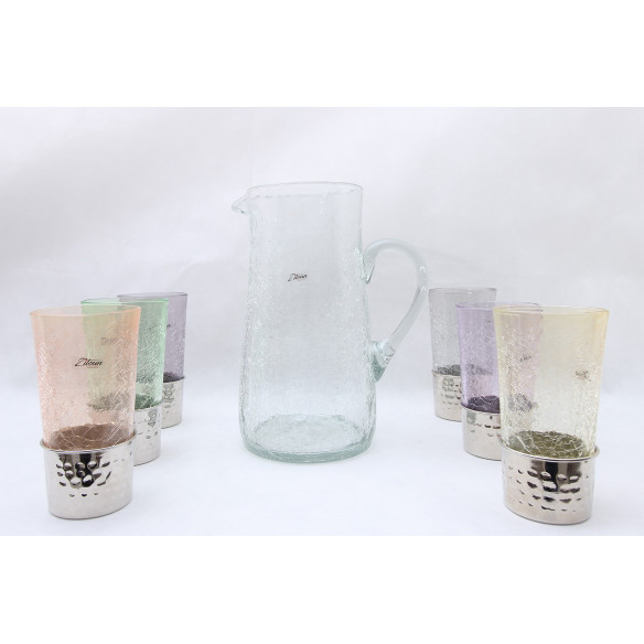 Blown glass water service