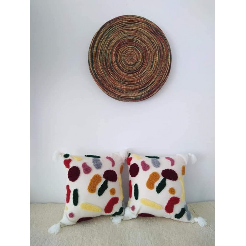 Multicolored Decorative Cushion 40*40 Cm