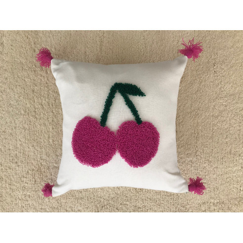 Cherry Pattern Decorative Cushion 40*40 Cm