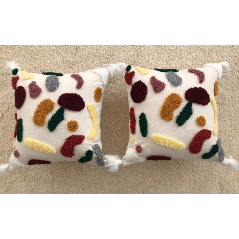 Coussin Décoratif MultiColores 40*40 Cm