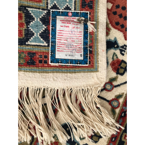 Camélia Knotted Thin Rug 30*30