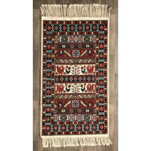 Camélia Knotted Thin Rug 30*30