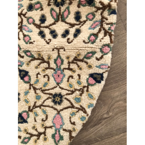 Tapis Fin Rond Rosy Noué 30*30