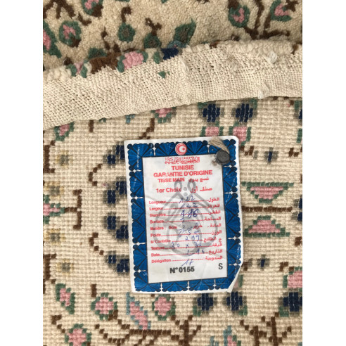 Fine Round Rosy Knotted Rug 30*30