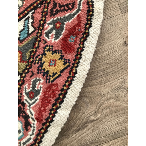 Tapis Fin Rond Mandala Noué 30*30